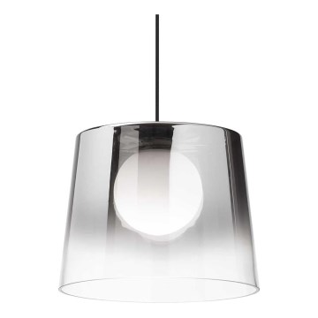 Ideal Lux - LED Żyrandol na lince FADE 1xG9/3W/230V śr. 27,3 cm szary/dymna