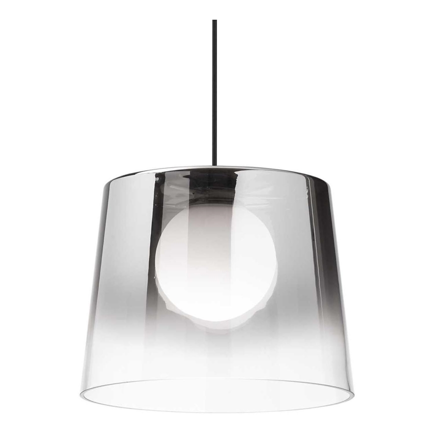Ideal Lux - LED Żyrandol na lince FADE 1xG9/3W/230V śr. 27,3 cm szary/dymna