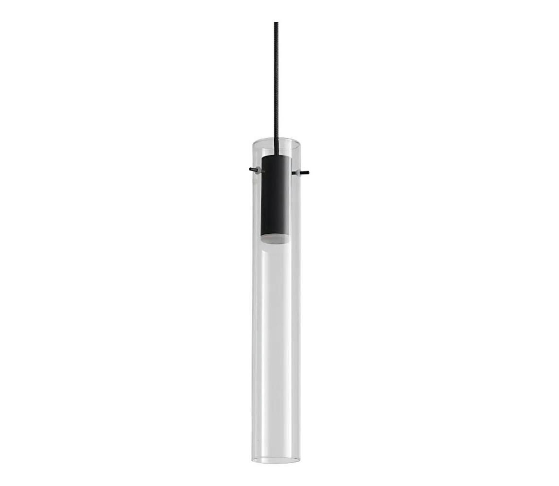 Ideal Lux - LED Żyrandol na lince FLAM LED/10W/230V śr. 6 cm CRI 90 przezroczysty