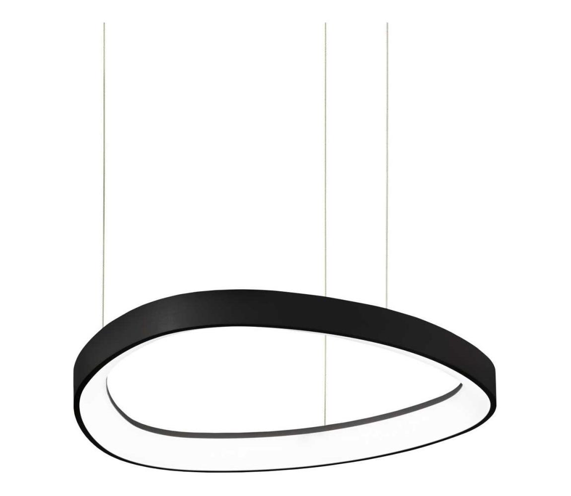 Ideal Lux - LED Żyrandol na lince GEMINI LED/38W/230V śr. 42,5 cm CRI 90 czarny