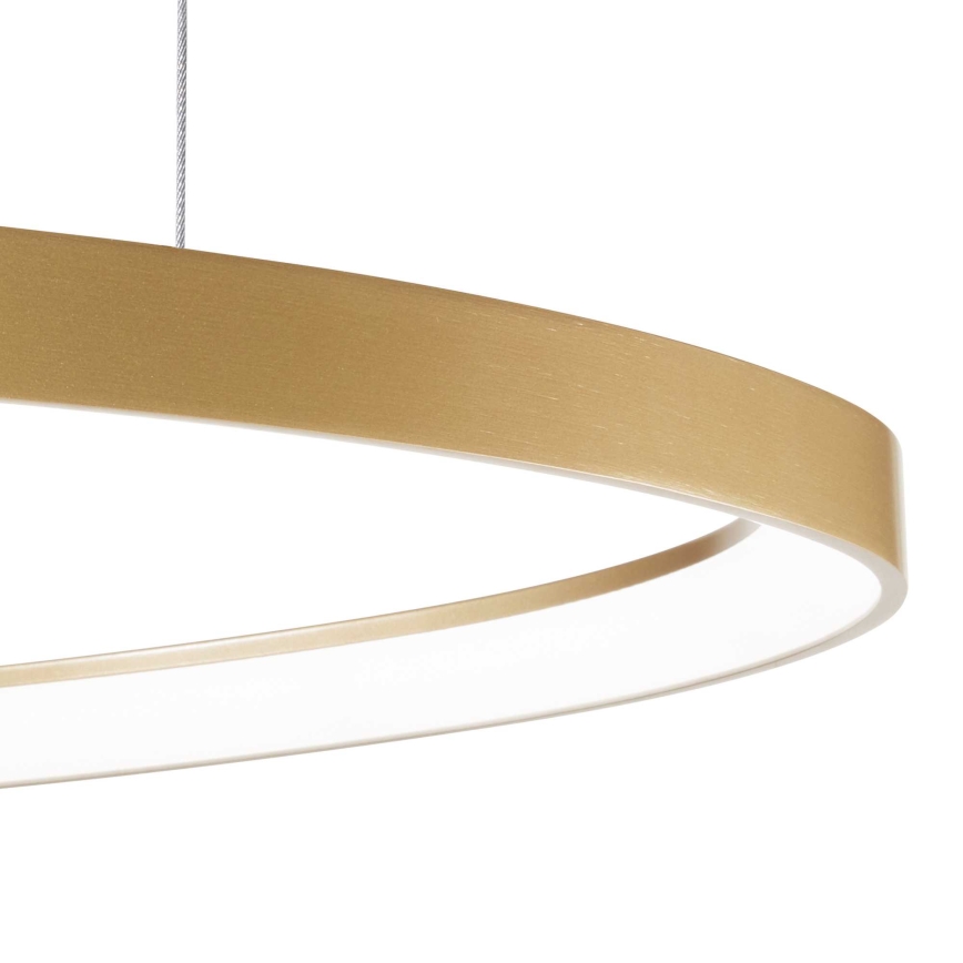 Ideal Lux - LED Żyrandol na lince GEMINI LED/48W/230V śr. 61 cm CRI 90 złoty