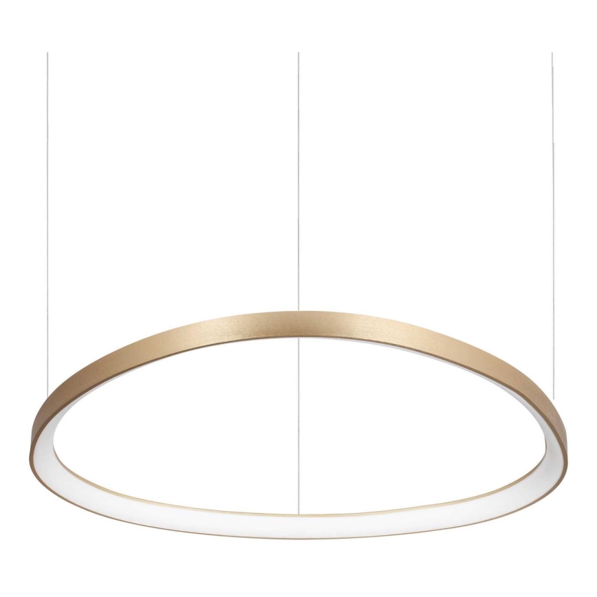 Ideal Lux - LED Żyrandol na lince GEMINI LED/59W/230V śr. 81 cm CRI 90 złoty