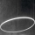 Ideal Lux - LED Żyrandol na lince HULAHOOP LED/28W/230V 3000K śr. 61 cm CRI 90 biały