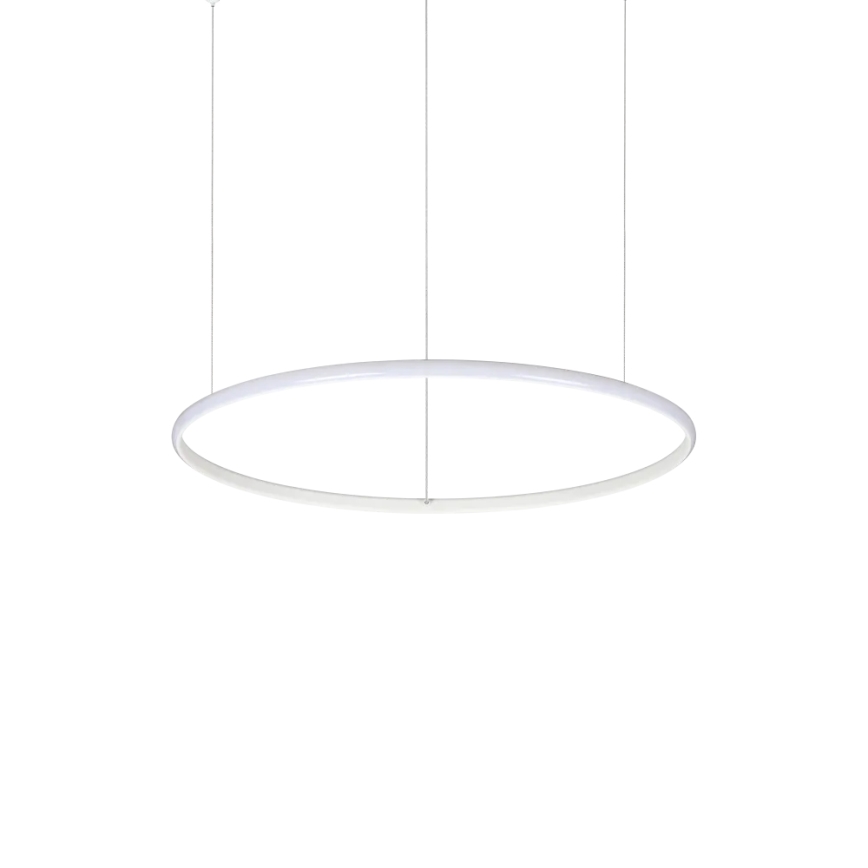Ideal Lux - LED Żyrandol na lince HULAHOOP LED/28W/230V 3000K śr. 61 cm CRI 90 biały