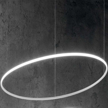 Ideal Lux - LED Żyrandol na lince HULAHOOP LED/39W/230V 3000K śr. 81,5 cm CRI 90 biały