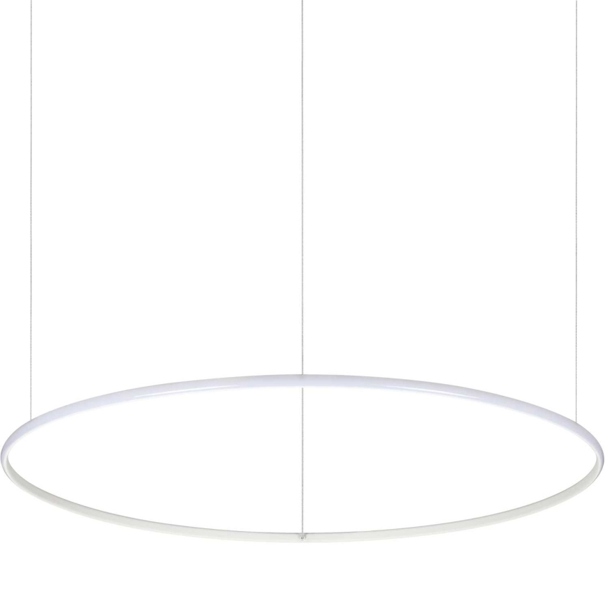 Ideal Lux - LED Żyrandol na lince HULAHOOP LED/46W/230V 3000K śr. 100 cm CRI 90 biały