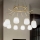 Ideal Lux - LED Żyrandol na lince KAROUSEL 10xG9/3W/230V śr. 82,5 cm mosiądz