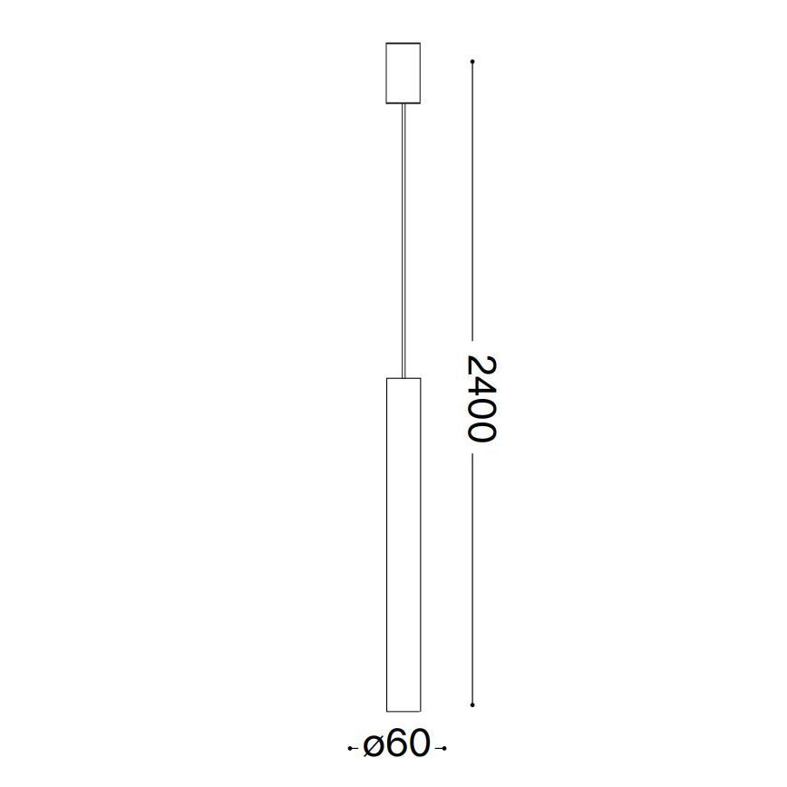 Ideal Lux - LED Żyrandol na lince LOOK 1xGU10/7W/230V CRI90 złoty