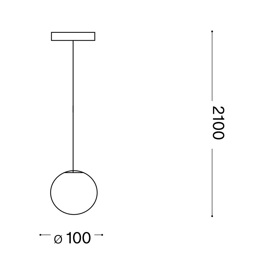 Ideal Lux - LED Żyrandol na lince MAPA 1xG9/3W/230V śr. 10 cm biały
