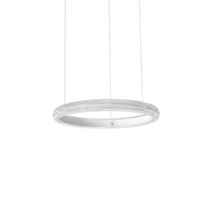 Ideal Lux - LED Żyrandol na lince MIRACLE LED/25W/230V śr. 40 cm CRI 90 matowy chrom