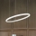 Ideal Lux - LED Żyrandol na lince MIRACLE LED/37W/230V śr. 60 cm CRI 90 matowy chrom