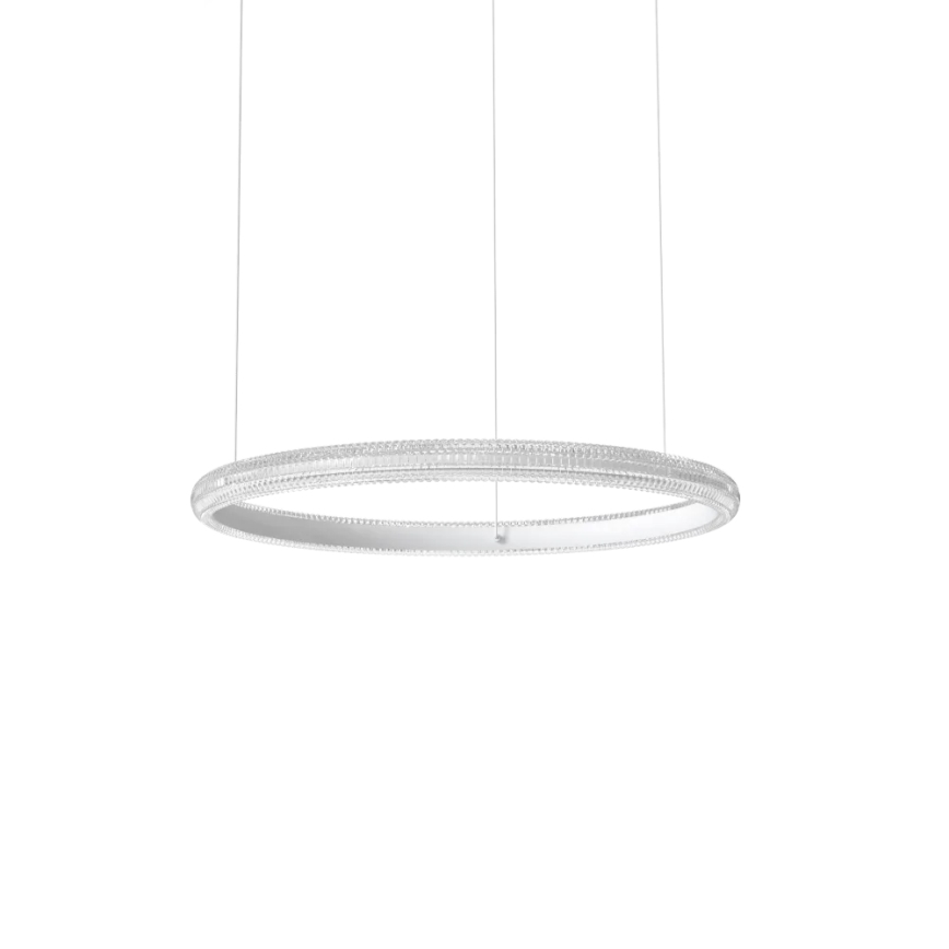 Ideal Lux - LED Żyrandol na lince MIRACLE LED/37W/230V śr. 60 cm CRI 90 matowy chrom