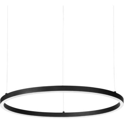 Ideal Lux - LED Żyrandol na lince ORACLE SLIM LED/29W/230V 2700K śr. 50 cm czarny