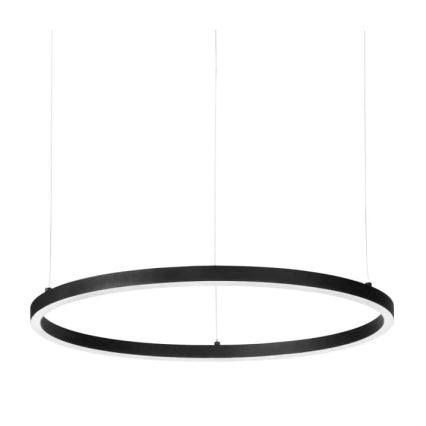 Ideal Lux - LED Żyrandol ściemnialny na lince ORACLE SLIM LED/29W/230V 3000K śr. 50 cm czarny