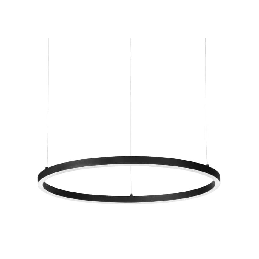 Ideal Lux - LED Żyrandol ściemnialny na lince ORACLE SLIM LED/29W/230V 3000K śr. 50 cm czarny