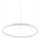 Ideal Lux - LED Żyrandol na lince ORACLE SLIM LED/32W/230V 3000K śr. 50 cm biały