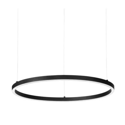 Ideal Lux - LED Żyrandol na lince ORACLE SLIM LED/32W/230V 3000K śr. 50 cm czarny