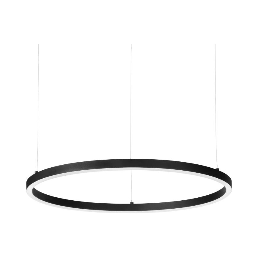 Ideal Lux - LED Żyrandol na lince ORACLE SLIM LED/37W/230V 2700K śr. 70,5 cm czarny