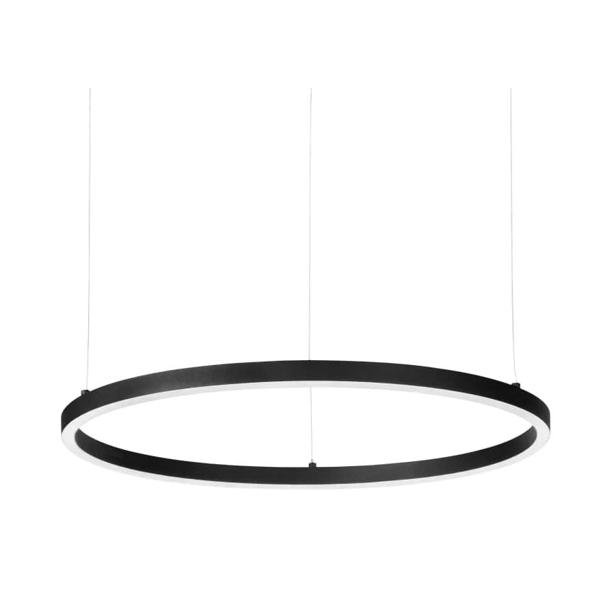 Ideal Lux - LED Żyrandol ściemnialny na lince ORACLE SLIM LED/39W/230V 3000K śr. 70 cm czarny