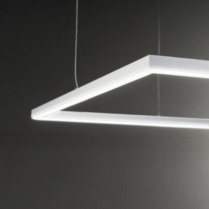 Ideal Lux - LED Żyrandol na lince ORACLE SLIM LED/41W/230V 3000K 70x70 cm biały