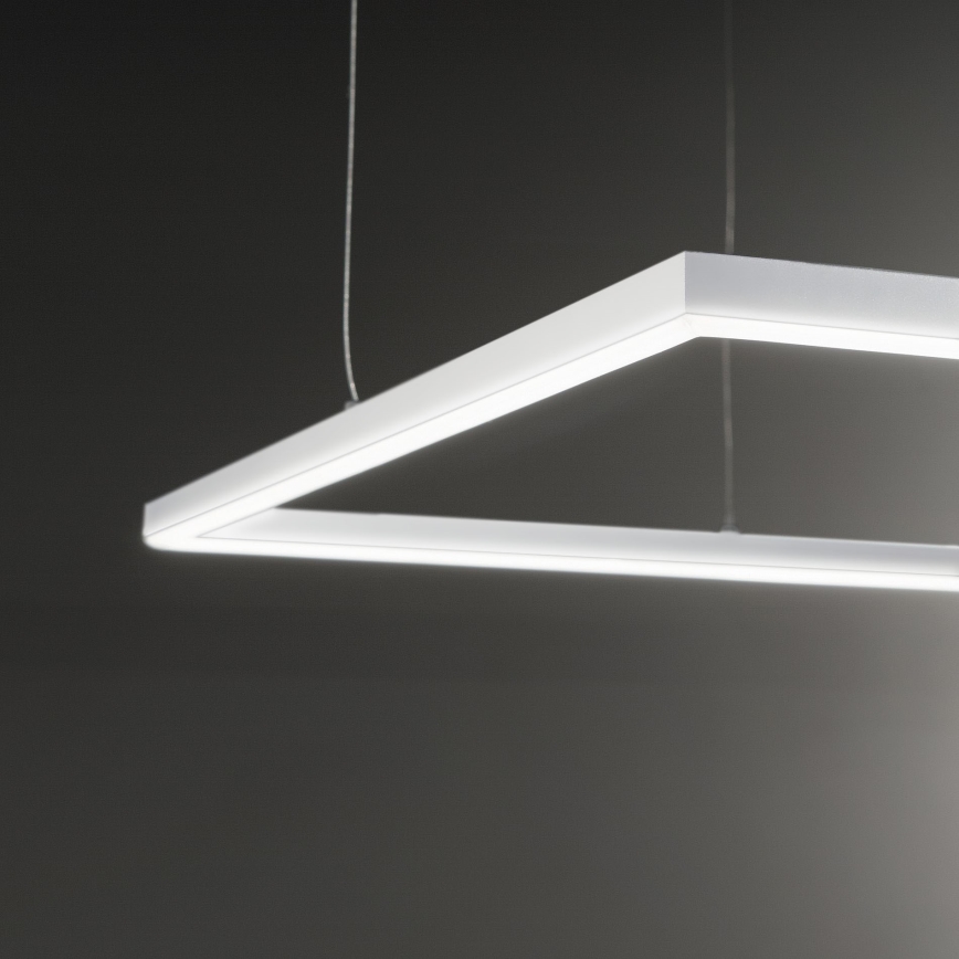 Ideal Lux - LED Żyrandol na lince ORACLE SLIM LED/41W/230V 3000K 70x70 cm biały