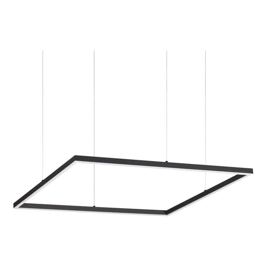 Ideal Lux - LED Żyrandol na lince ORACLE SLIM LED/41W/230V 3000K 70x70 cm czarny