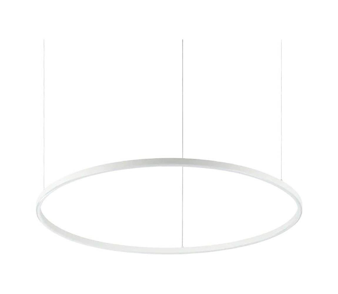 Ideal Lux - LED Żyrandol na lince ORACLE SLIM LED/43W/230V 3000K śr. 90 cm biały