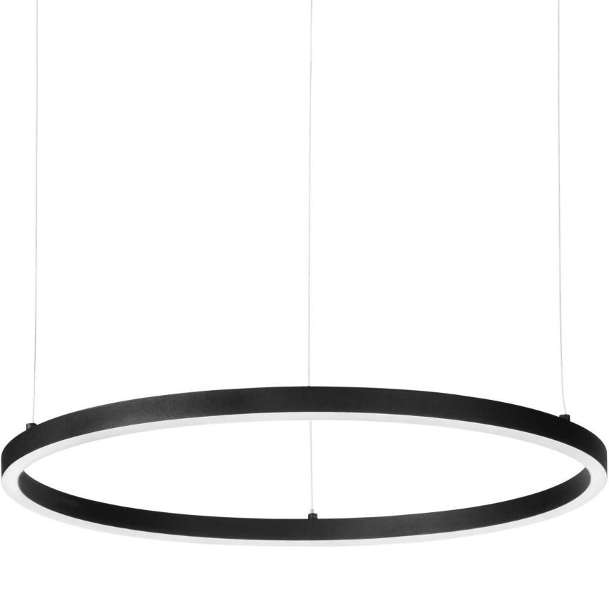 Ideal Lux - LED Żyrandol ściemnialny na lince ORACLE SLIM LED/43W/230V 3000K śr. 90 cm czarny