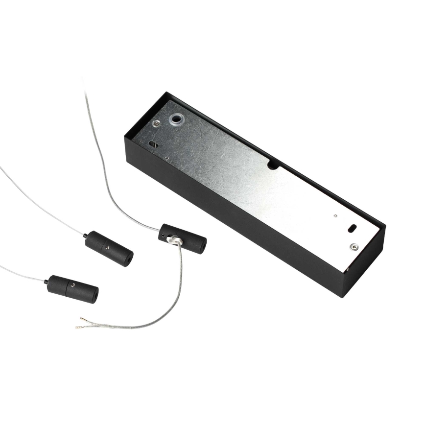 Ideal Lux - LED Żyrandol ściemnialny na lince ORACLE SLIM LED/43W/230V 3000K śr. 90 cm czarny