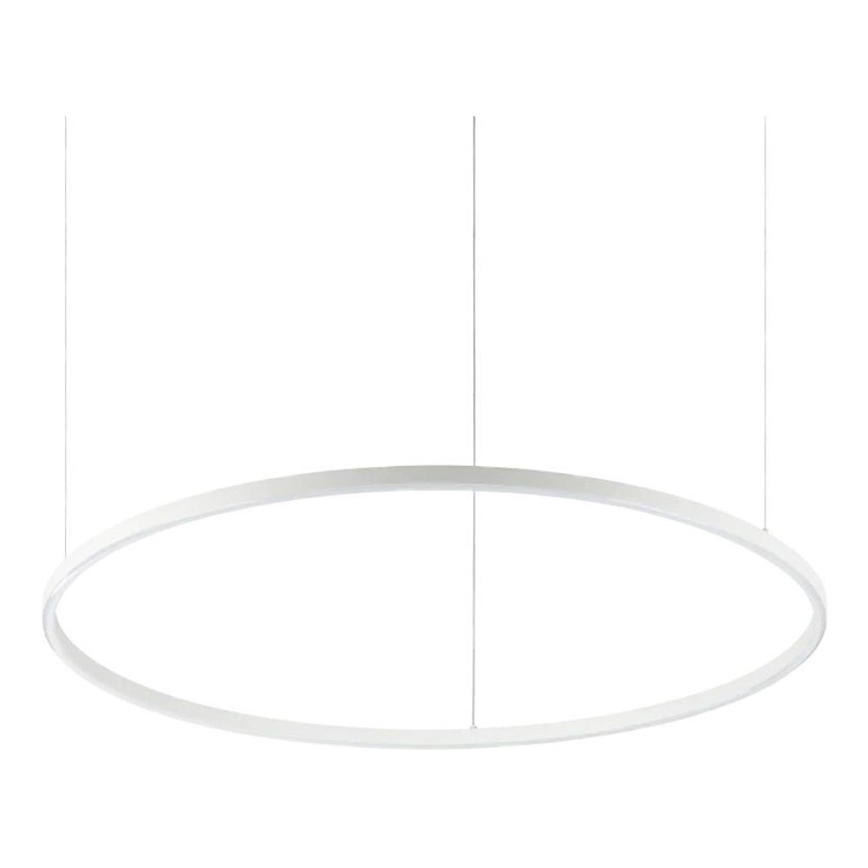 Ideal Lux - LED Żyrandol na lince ORACLE SLIM LED/53W/230V 2700K śr. 90 cm biały