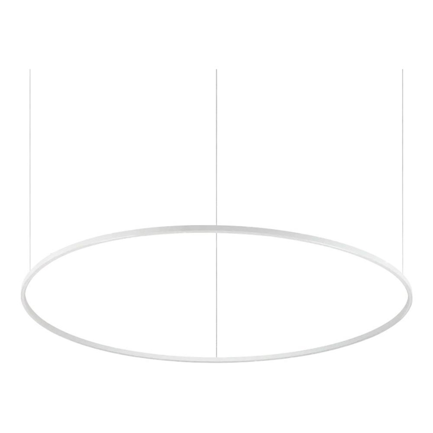 Ideal Lux - LED Żyrandol na lince ORACLE SLIM LED/83W/230V 2700K śr. 150 cm biały