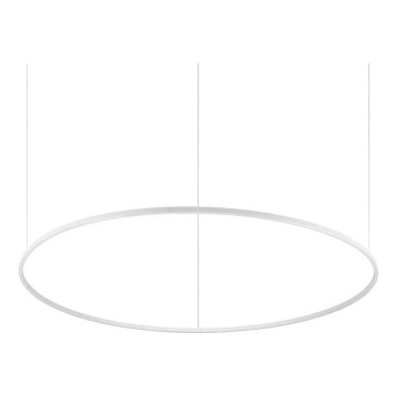 Ideal Lux - LED Żyrandol na lince ORACLE SLIM LED/89W/230V 3000K śr. 150 cm biały