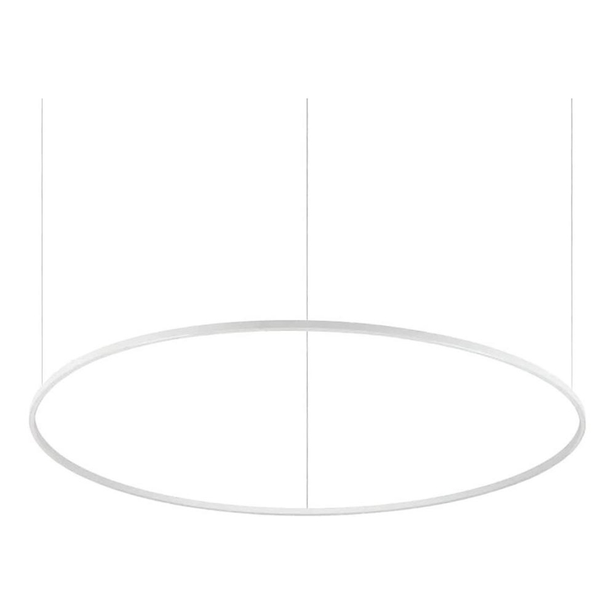 Ideal Lux - LED Żyrandol na lince ORACLE SLIM LED/89W/230V 3000K śr. 150 cm biały