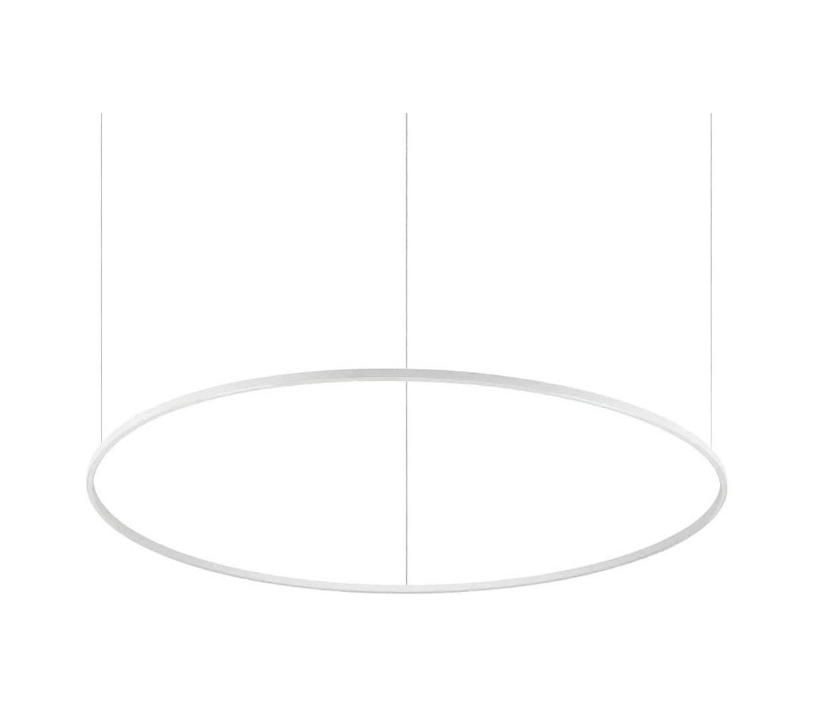 Ideal Lux - LED Żyrandol na lince ORACLE SLIM LED/89W/230V 3000K śr. 150 cm biały