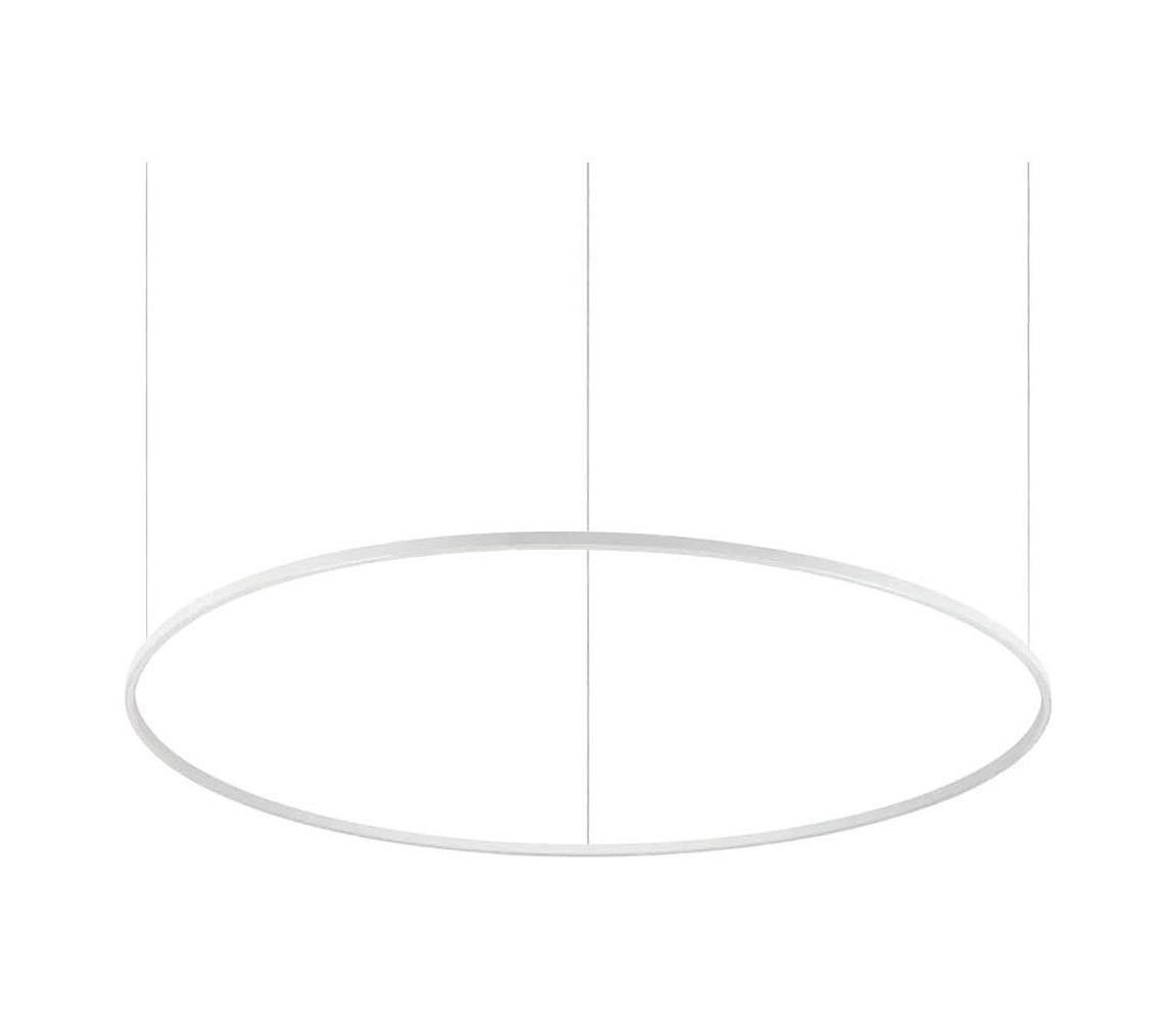 Ideal Lux - LED Żyrandol na lince ORACLE SLIM LED/89W/230V 4000K śr. 150 cm biały