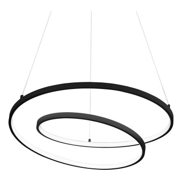 Ideal Lux - LED Żyrandol na lince OZ LED/47W/230V śr. 60 cm CRI 90 czarny