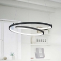 Ideal Lux - LED Żyrandol na lince OZ LED/52W/230V śr. 80 cm CRI 90 czarny