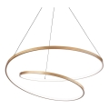 Ideal Lux - LED Żyrandol na lince OZ LED/52W/230V śr. 80 cm CRI 90 złoty