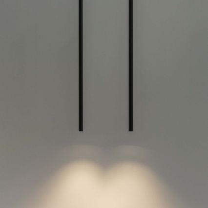 Ideal Lux - LED Żyrandol na lince ULTRATHIN LED/11,5W/230V CRI 90 czarny
