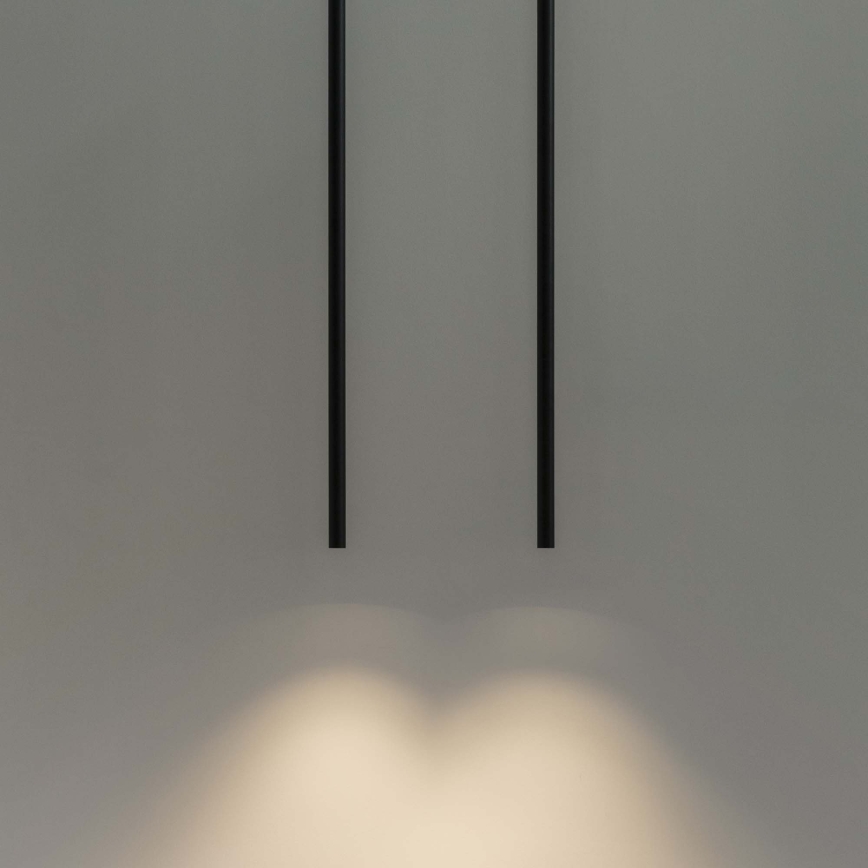 Ideal Lux - LED Żyrandol na lince ULTRATHIN LED/11,5W/230V CRI 90 czarny