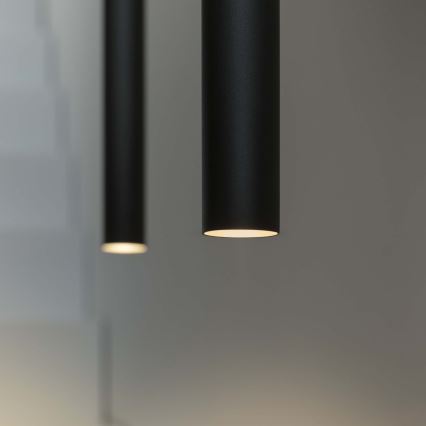 Ideal Lux - LED Żyrandol na lince ULTRATHIN LED/11,5W/230V CRI 90 czarny