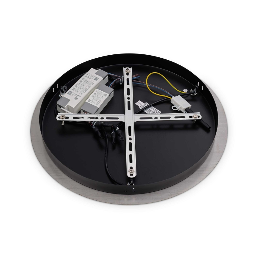 Ideal Lux - LED Żyrandol na lince UMILE LED/55W/230V śr. 60 cm CRI 90 mosiądz/biały