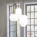 Ideal Lux - LED Żyrandol na lince UMILE LED/55W/230V śr. 60 cm CRI 90 mosiądz