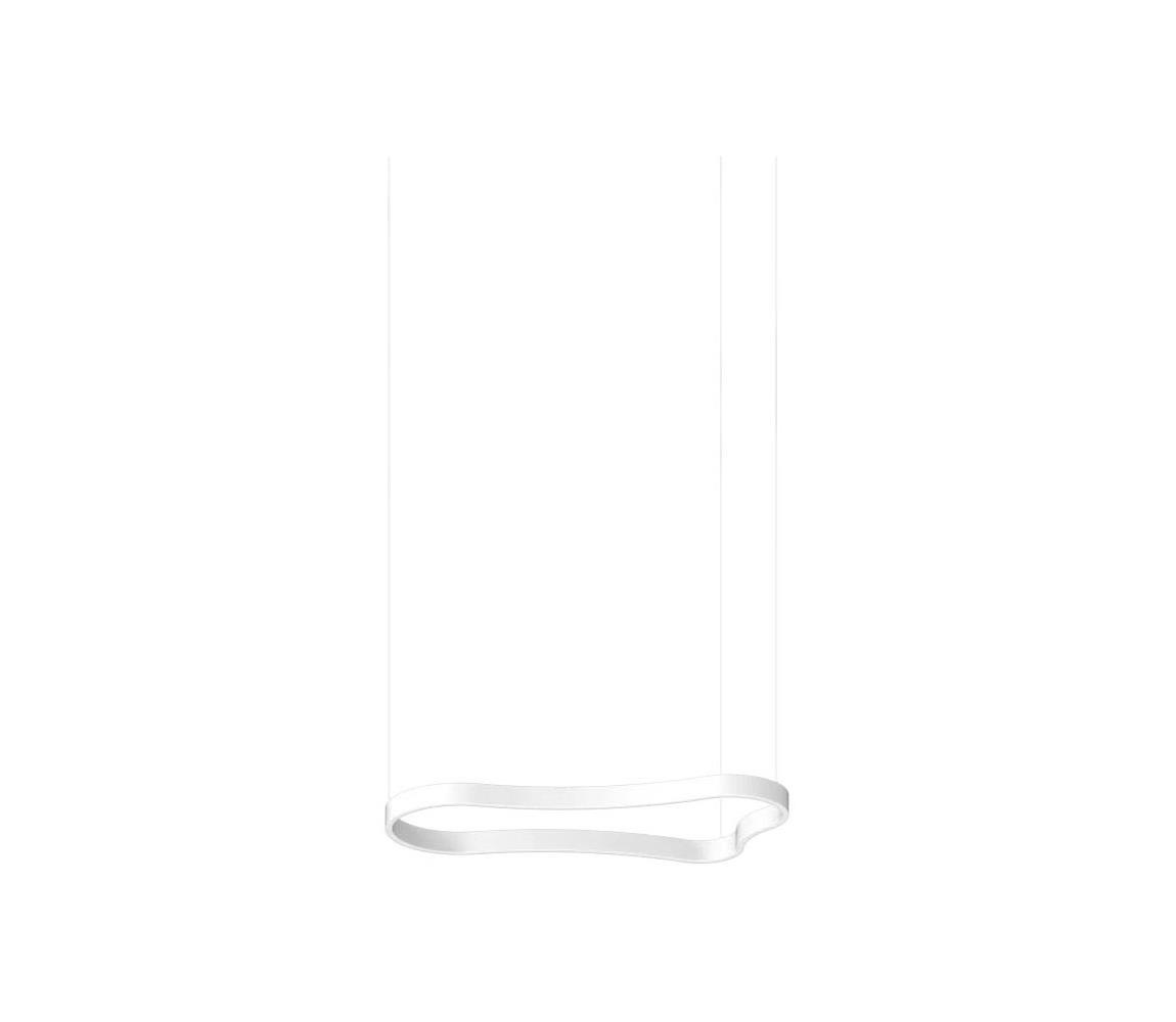 Ideal Lux - LED Żyrandol na lince WAVES LED/37W/230V CRI 90 biały