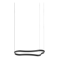 Ideal Lux - LED Żyrandol na lince WAVES LED/37W/230V CRI 90 czarny