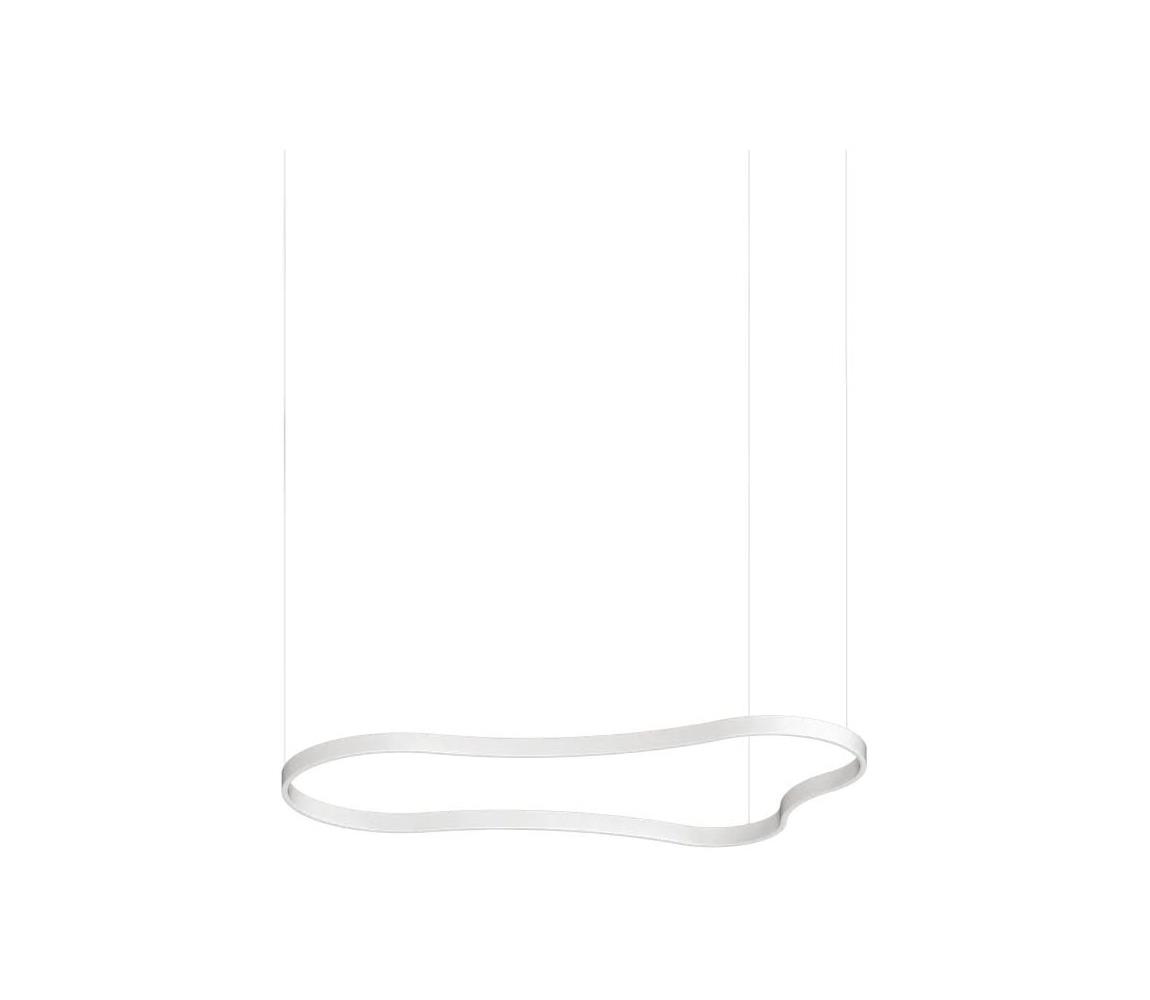 Ideal Lux - LED Żyrandol na lince WAVES LED/54W/230V CRI 90 biały