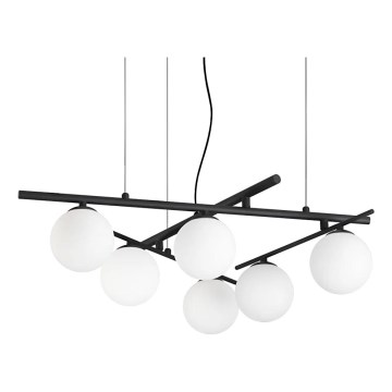 Ideal Lux - LED żyrandol na linkach ATLAS 6xG9/3W/230V czarny
