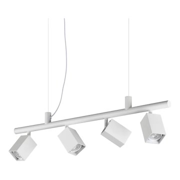 Ideal Lux - LED żyrandol na linkach DYNAMITE 4xGU10/7W/230V CRI 90 biały