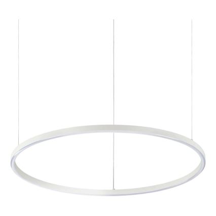 Ideal Lux - LED żyrandol na lince ORACLE SLIM LED/37W/230V 3000K CRI 90 śr. 70 cm biały