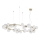 Ideal Lux - LED żyrandol na linkach PERLAGE 30xG9/3W/230V 143 cm złoty/biały